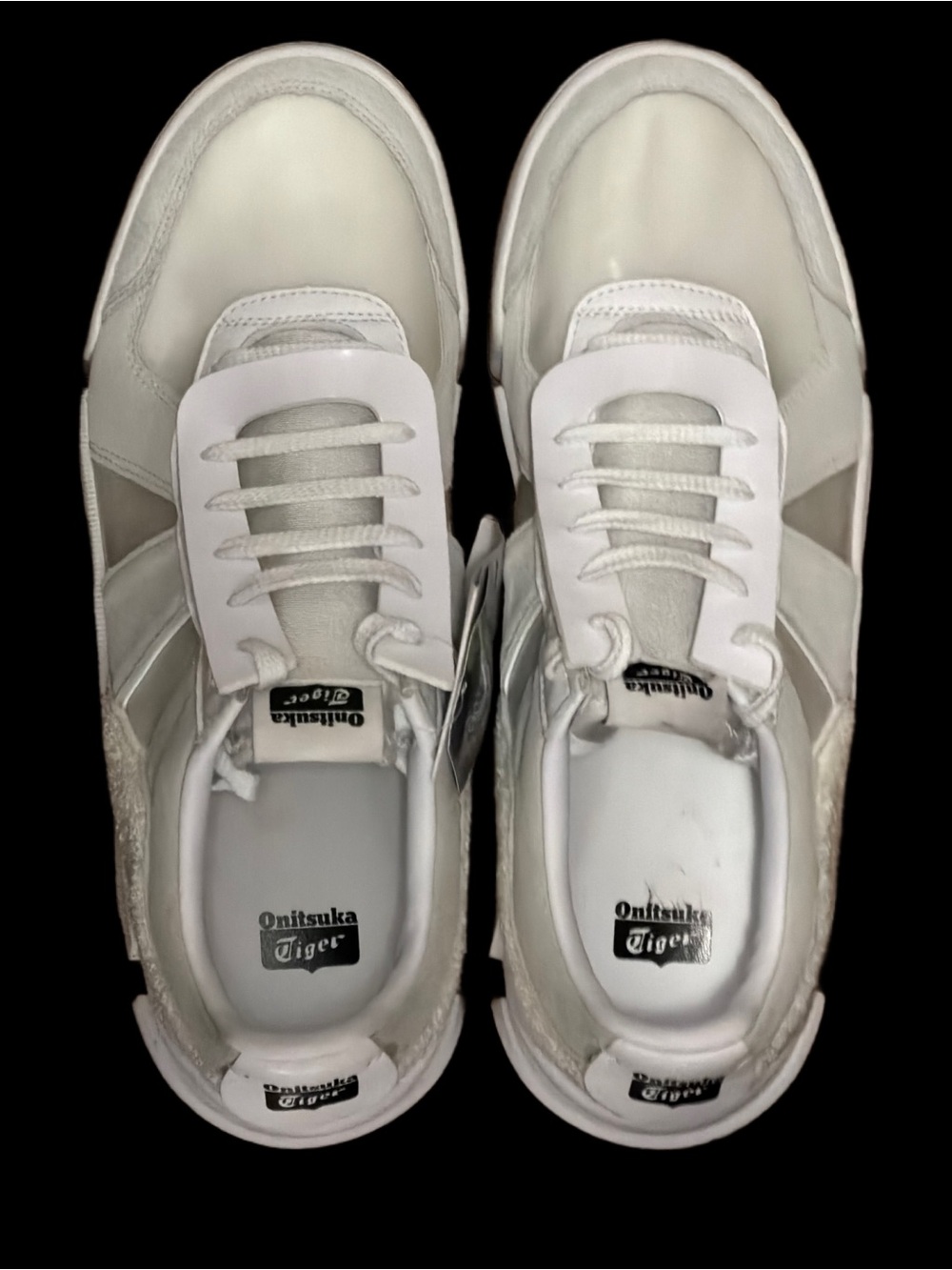 Onitsuka Tiger D-Trainer Slip-On Beige & White Low-Top Men’s size 10.5 NWT - Picture 11 of 16